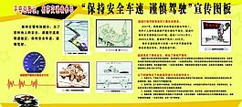 安全駕駛展板圖片