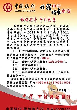 中國銀行展板圖片