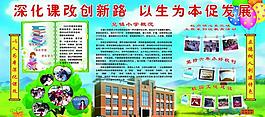 課改展板圖片