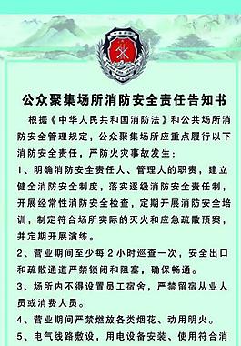 公眾消防責任展板圖片
