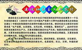 建設(shè)新農(nóng)村展板圖片