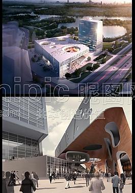 博物馆模型图片