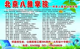 八維學院展板圖片
