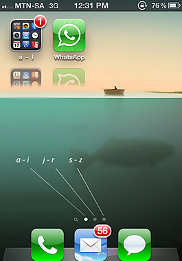 iPhone沒有圖標！