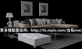 沙發(fā)模型圖片