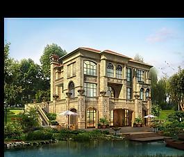高层公建商业模型素材图片