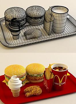 mcdonalds3d素材圖片