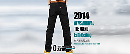 2014男士時尚流行春節(jié)季直通牛仔褲