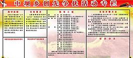 创先争优展板图片