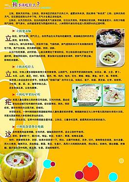 立秋文化展板設(shè)計圖片
