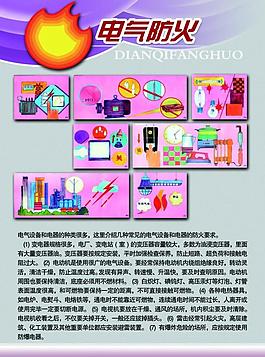 消防宣傳展板圖片