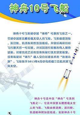 中國航天科技展板圖片