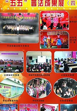 五五普法成果展板圖片
