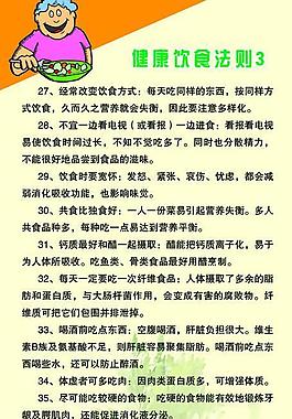 饮食宣传展板图片