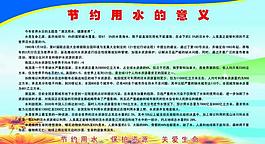 節(jié)約用水展板圖片