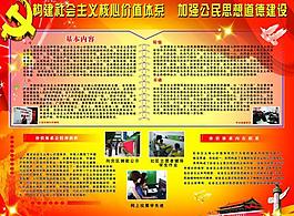 公民道德建設展板圖片