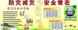防災(zāi)減災(zāi)展板模板圖片