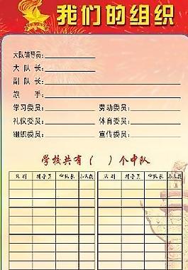 少先隊(duì)展板設(shè)計(jì)圖片