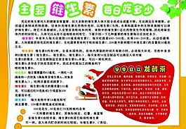 食堂展板 生活常識圖片