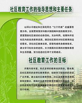社區(qū)服務(wù)展板圖片