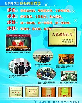 县委办宣传展板图片