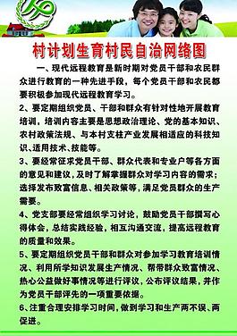 計劃生育展板圖片