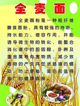 全麥面展板圖片
