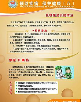 預(yù)防疾病 保護健康展板圖片