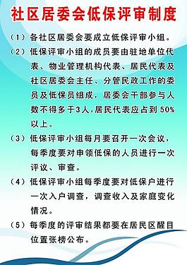 社區制度展板圖片