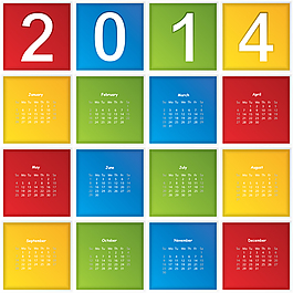 2014年日歷