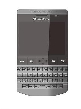 黑莓p9980矢量圖圖片