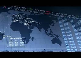 科技信息地圖背景視頻圖片