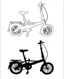 自行車 自行車剪影圖片