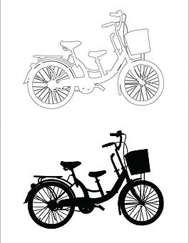 自行車 雙人自行車圖片