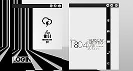 白屏