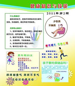 健康展板图片