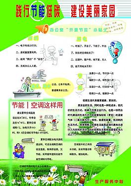 节能展板图片