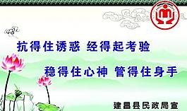 廉政展板圖片