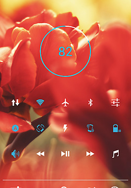 簡單的紅色和白色