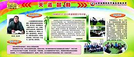 校園展板圖片