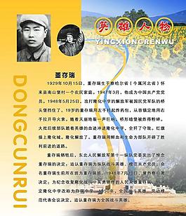 董存瑞展板图片