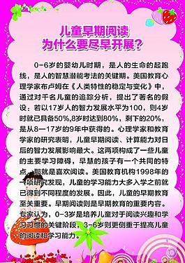 兒童展板圖片