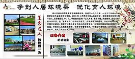 學(xué)校展板圖片