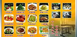 食堂展板圖片