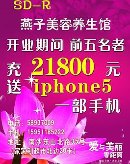 sdr美容養(yǎng)生海報圖片