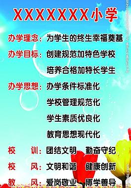 學(xué)校展板圖片
