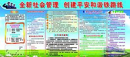 鐵路展板圖片