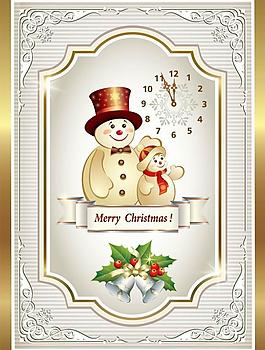 雪人圣誕節(jié)圖片