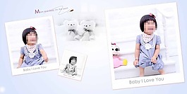 兒童相冊(cè)單頁設(shè)計(jì)