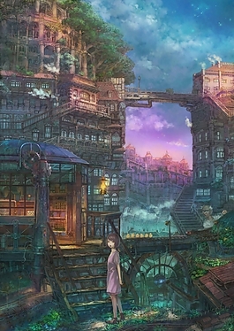 高清唯美動漫少女插畫